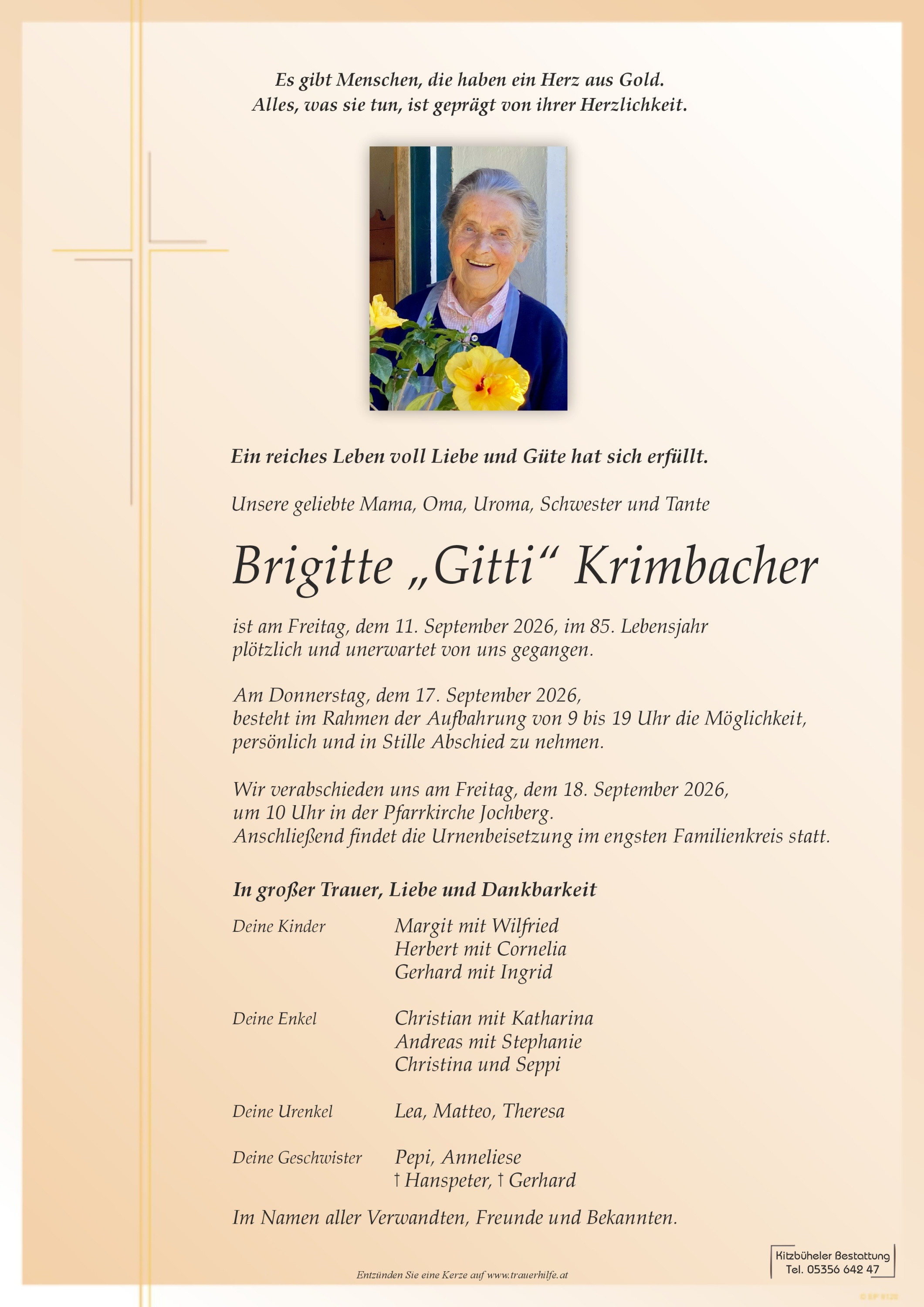Brigitte (Gitti) Krimbacher
